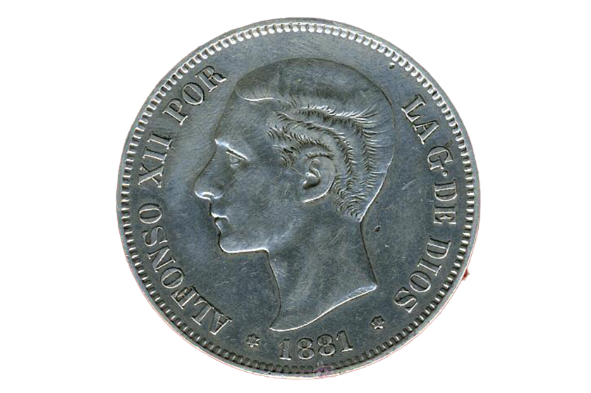 5 PESETAS 1888