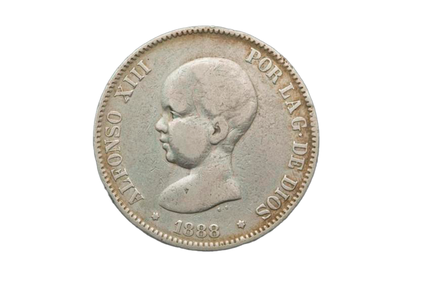 5 PESETAS ALFONSO XII A