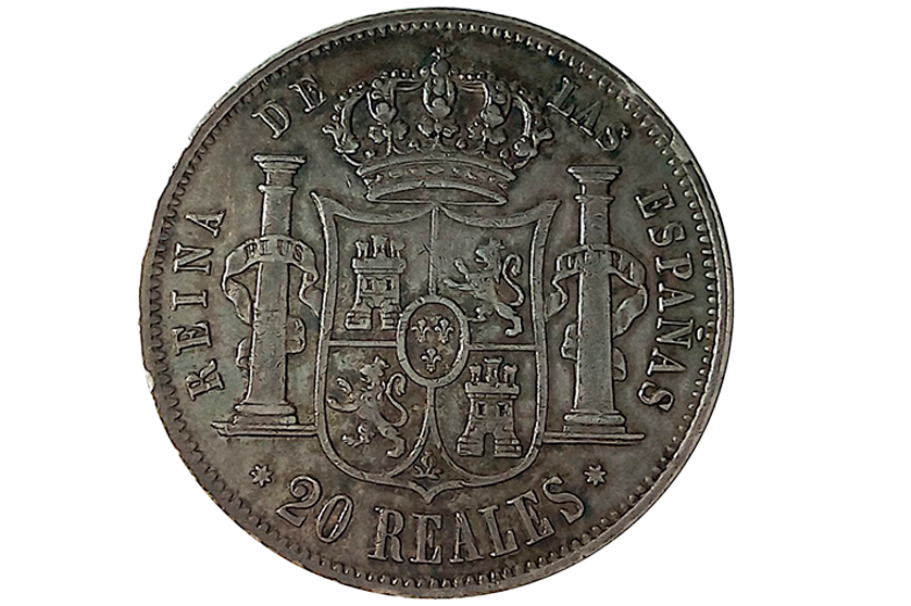 isabel-ii20-reales-plata-1854-sevilla-mbc REV